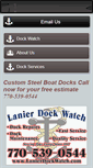 Mobile Screenshot of lanierdockwatch.com