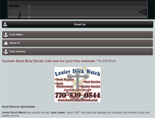 Tablet Screenshot of lanierdockwatch.com